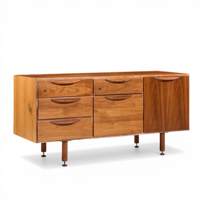 Jens Risom Jens Risom Mid Century Walnut Credenza