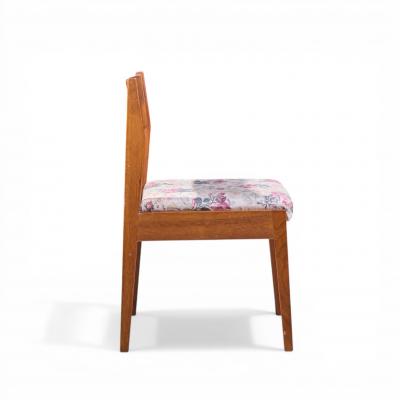 Jens Risom Jens Risom Mid Century Walnut Dining Chairs Set of 6