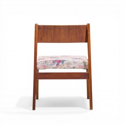 Jens Risom Jens Risom Mid Century Walnut Dining Chairs Set of 6