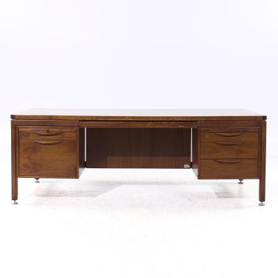 Jens Risom Jens Risom Mid Century Walnut Executive Desk