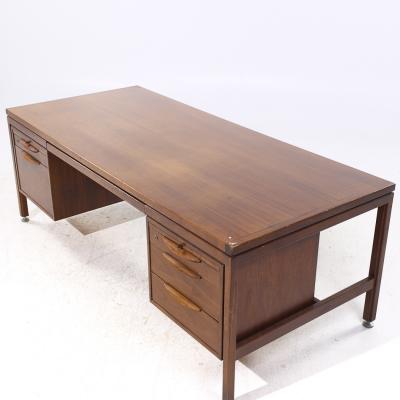 Jens Risom Jens Risom Mid Century Walnut Executive Desk