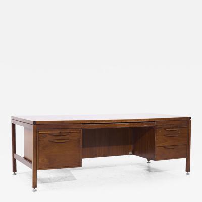 Jens Risom Jens Risom Mid Century Walnut Executive Desk