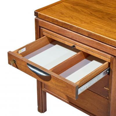 Jens Risom Jens Risom Mid Century Walnut Executive Desk