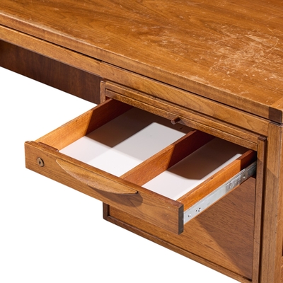 Jens Risom Jens Risom Mid Century Walnut Executive Desk