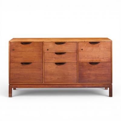 Jens Risom Jens Risom Mid Century Walnut File Credenza