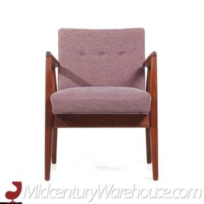 Jens Risom Jens Risom Mid Century Walnut Lounge Chair