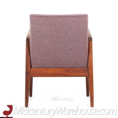Jens Risom Jens Risom Mid Century Walnut Lounge Chair