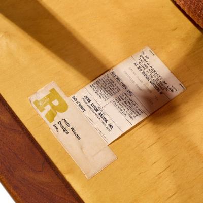 Jens Risom Jens Risom Mid Century Walnut Lounge Chairs Pair