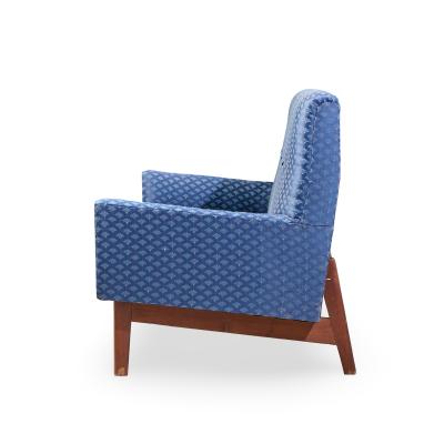 Jens Risom Jens Risom Mid Century Walnut Loveseat Sofa