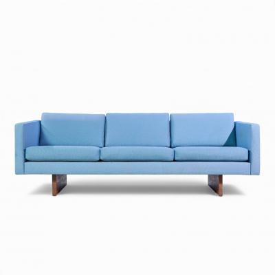 Jens Risom Jens Risom Mid Century Walnut Sofa Pair
