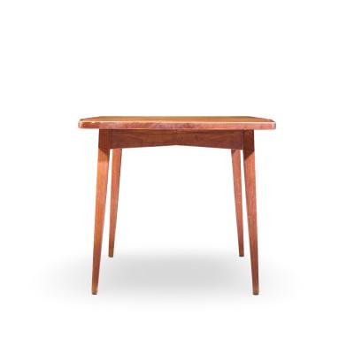 Jens Risom Jens Risom Mid Century Walnut Surfboard Expanding Dining Table with 2 Leaves