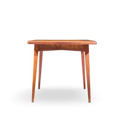Jens Risom Jens Risom Mid Century Walnut Surfboard Expanding Dining Table with 2 Leaves