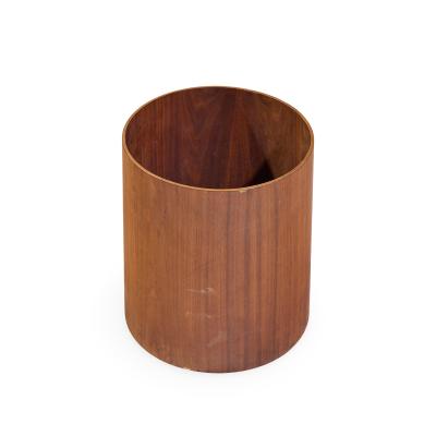 Jens Risom Jens Risom Mid Century Walnut Waste Basket