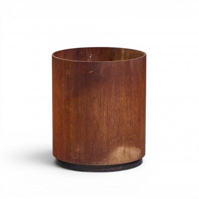 Jens Risom Jens Risom Mid Century Walnut Waste Basket