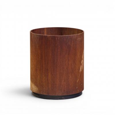 Jens Risom Jens Risom Mid Century Walnut Waste Basket