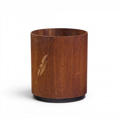 Jens Risom Jens Risom Mid Century Walnut Waste Basket