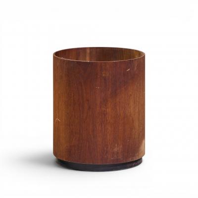 Jens Risom Jens Risom Mid Century Walnut Waste Basket