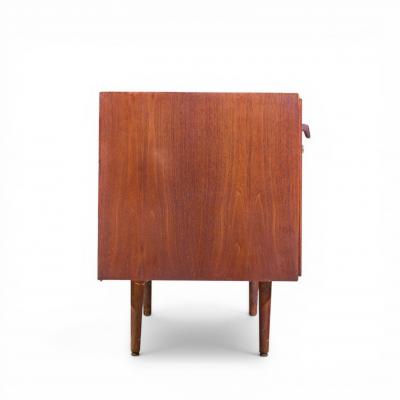 Jens Risom Jens Risom Mid Century Walnut and Brass Credenza