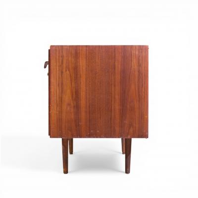 Jens Risom Jens Risom Mid Century Walnut and Brass Credenza