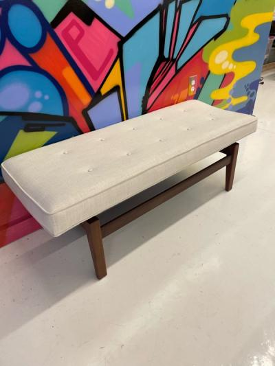 Jens Risom Jens Risom Modern walnut bench