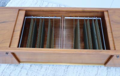 Jens Risom Jens Risom Paldao Wood Modernist File Cabinet