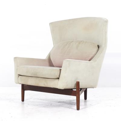 Jens Risom Jens Risom for Jens Risom Design Mid Century Walnut Big Chair