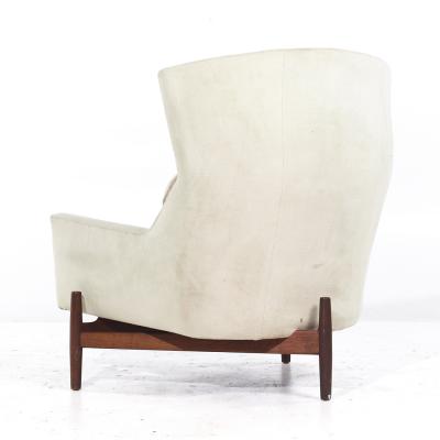 Jens Risom Jens Risom for Jens Risom Design Mid Century Walnut Big Chair