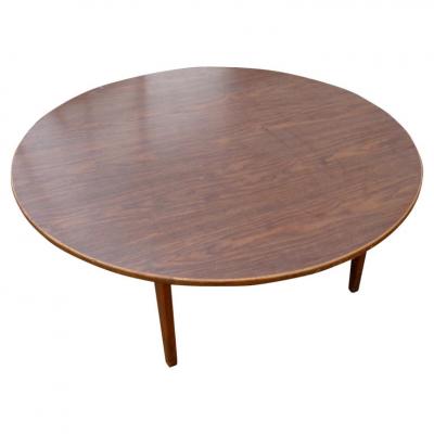 Jens Risom Mid Century Jen Rison Walnut Coffee Table