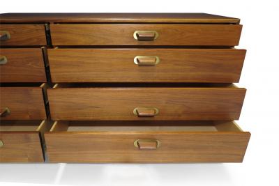 Jens Risom Mid century Jens Risom Walnut Eight Drawer Dresser