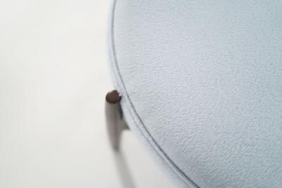 Jens Risom Ottoman in Light Blue Mohair C 1960s