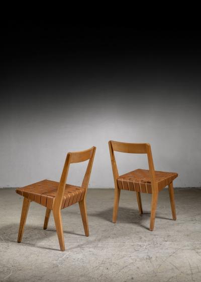 Jens Risom Pair of Jens Risom chairs for Knoll
