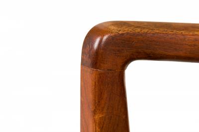 Jens Risom Set of 8 Jens Risom Danish Black Fabric Upholstered Teak Playboy Armchairs