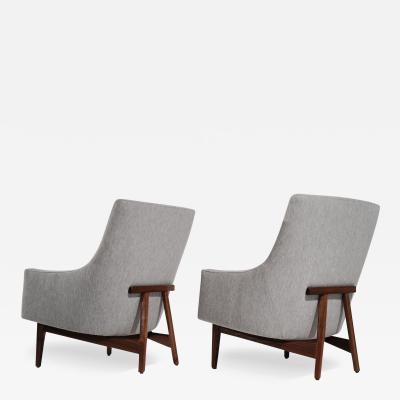 Jens Risom Set of A Line Lounges by Jens Risom C 1950s