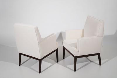 Jens Risom Set of Club Chairs in Mohair by Jens Risom C 1960s