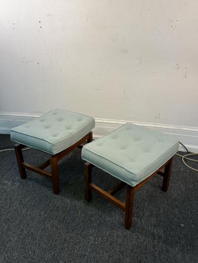 Jens Risom UNUSUAL DANISH MODERN STOOLS ATTRIBUTED TO JENS RISOM