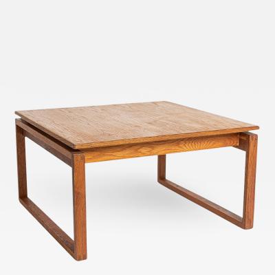 Jens Risom VINTAGE MID CENTURY SQUARE WOOD COFFEE TABLE BY JENS RISOM