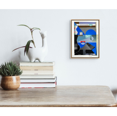 Jeremy Annear Blue Moon 37 Abstract painting 2020