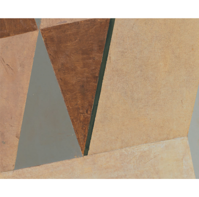 Jeremy Annear Random Geometry Opening Abstract painting 2018