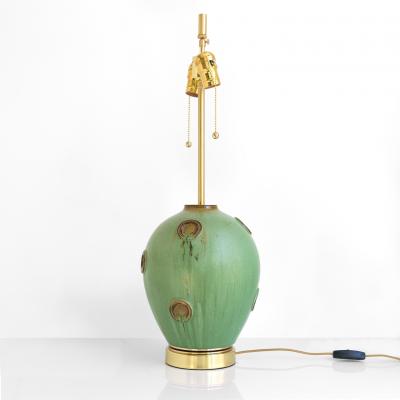 Jerk Werkmaster JERK WERKMASTER PAIR OF SWEDISH ART DECO CERAMIC LAMPS 