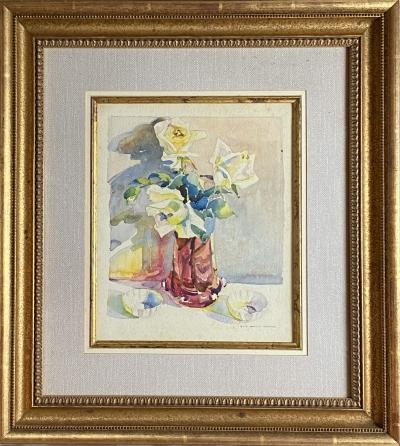 Jesse Bone Charman Still Life with White Roses 