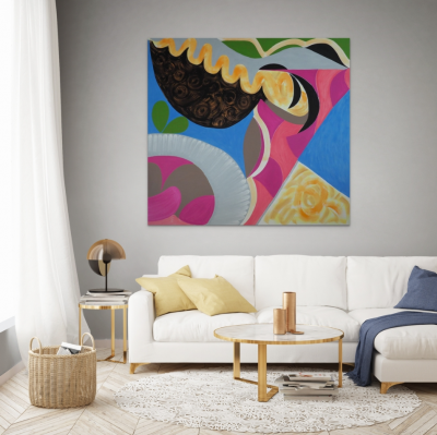 Jessica Snow Confluence Still Life 1 Abstract Painting 2020