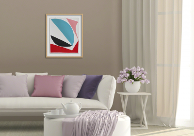 Jessica Snow Cut Space Abstract painting 2016