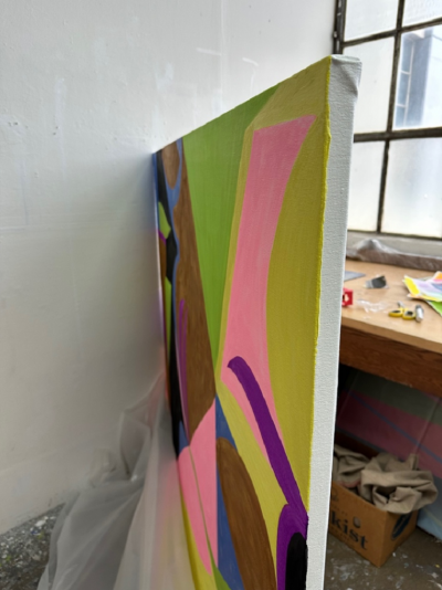 Jessica Snow Flow in the Ever Present 6 Abstract Painting 2021