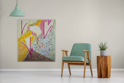 Jessica Snow Flow in the Ever Present 9 Abstract Painting 2021