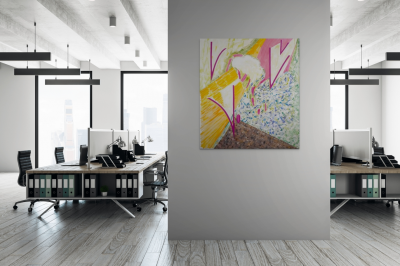 Jessica Snow Flow in the Ever Present 9 Abstract Painting 2021
