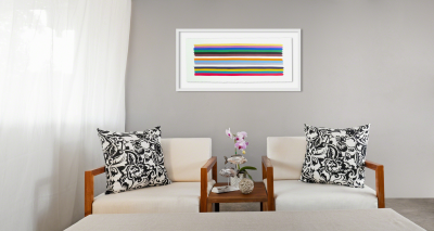 Jessica Snow Long Color Stack 1 Abstract painting 2014