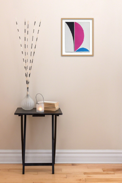 Jessica Snow Off on a Tangent Abstract painting 2016