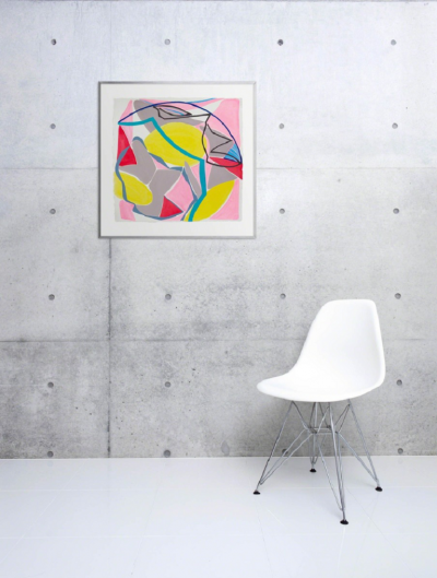 Jessica Snow Terra Incognita 2 Abstract painting 2019