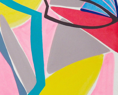 Jessica Snow Terra Incognita 2 Abstract painting 2019