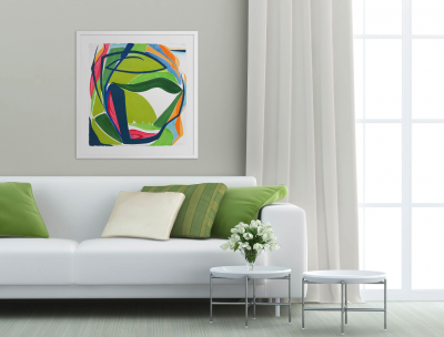 Jessica Snow Terra Incognita 5 Abstract painting 2018